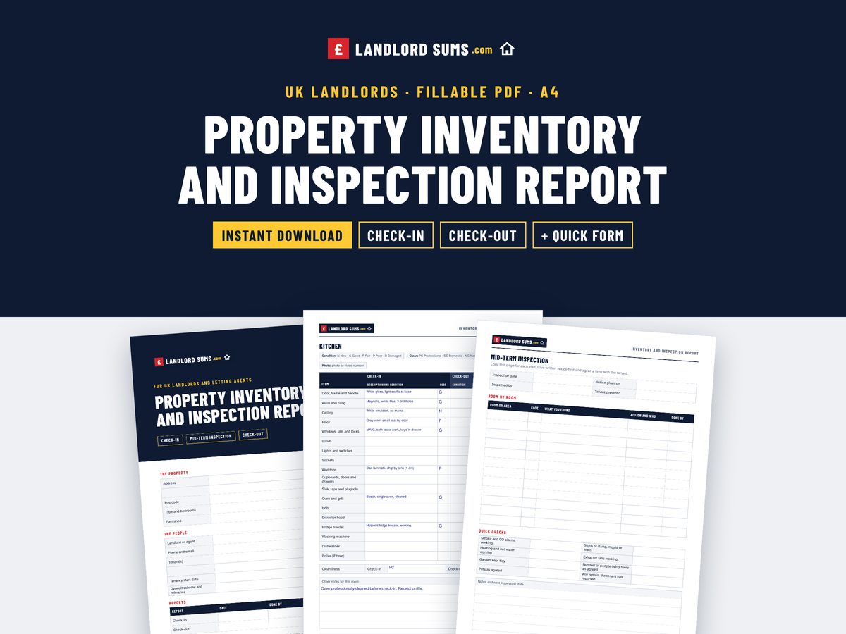 Property Inventory and Inspection Report