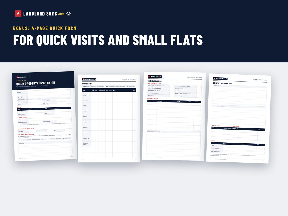 The 4-page quick form